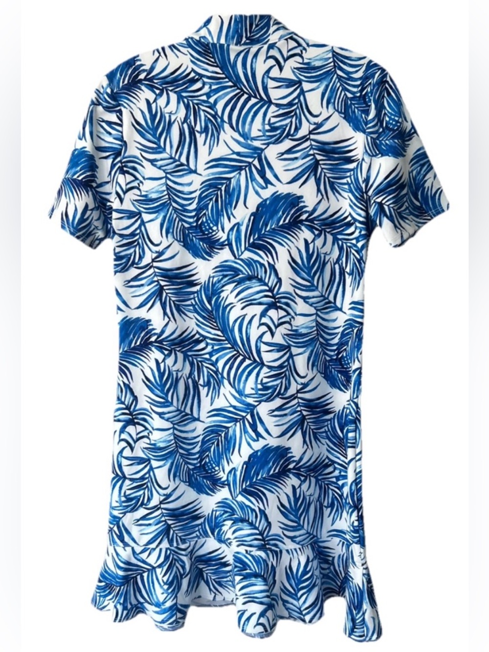 Tommy Bahama Golf Dress Small NWT UPF 50 Moisture Wicking Blue Palm Print - Picture 4 of 8